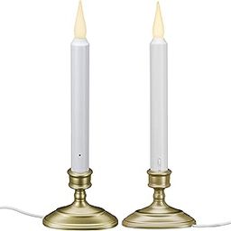 Vermont 612 LED Window Candles with Dusk to Dawn Sensor, Warm White, Flickering Flame or Ignition, Low Voltage USB Adapter-picture-17
