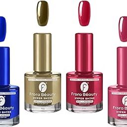 FRORA BEAUTY Premium Nail Polish Combo Set of 4 – All Unique Shades (6ml each) 1992/4-18