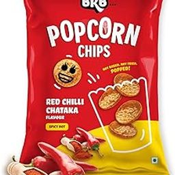 BRB Corn Popped Chips | Not Baked, Not Fried | Red Chilli Chataka Flavour | Popcorn Upgrade| Low Calorie | Healthy Snack | 48 Grams-image-78