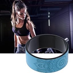 Back Roller Wheel, Multipurpose Stretch Wheel Non‑Skid PU 12.6 X 4.9Inch Blue Yoga Back Wheel Roller Yoga Wheel for Gym for Yoga for Home-image-20