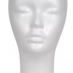 UJEAVETTE® 2xFoam Mannequin Head Wigs Display Model for Stylist Clothing Stores Salon style A-image-114