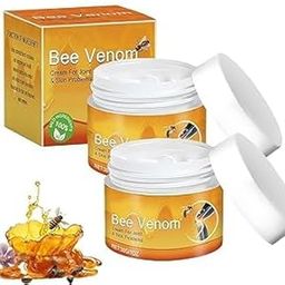 Bee Venom Cream for Joint Pain Relief & Skin Problems – 100% Natural Anti-Inflammatory Balm for Arthritis, Back Pain Muscle Aches Knee Elbow – Fast Absorption 30g Pack 2-image-91