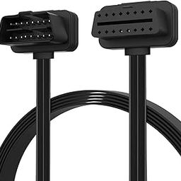 Geek Lab 16 Pin Male to Female Extension-Cable Connector for Scanner OBDII Interface. Car Diagnostic Extender Cord for OBD2 Scanner & Bluetooth ELM327-28