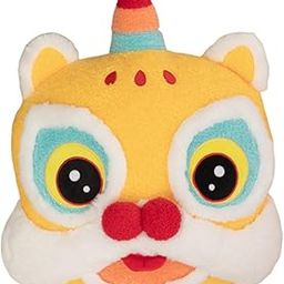 CALANDIS™ Lunar Year Decoration Blessing Souvenir Lovely Decor Chinese New Year Pillow Yellow Lion Head | Pillows | Home Dacor-image-53