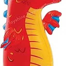 Toyshine Inflatable Hit Me Dragon Self Balancing Punching Bop Bag Boxing Toy with Pump Sports Indoor Activity Push Game Playtime Equipment for Toddlers Kids 3+-picture-31