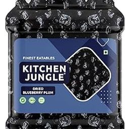 Kitchen Jungle Fresh Dried Blueberry plum 500gm | Sweet and Delicious | Healthy Snack, Rich in Calcium, Vitamin K, Boost Immunity-image-89