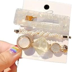 Korean Style Pearl Barrettes Women's Set Hairpin Korean Style Hair Clip-image-16