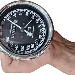 WHEETOYKART Smith Speedometer Dial for Bullet Enfield/Classic/Standard/Electra. (BLACK)-image-93
