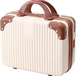 Vintage ABS+PC Travel Handbag – Lightweight Scratch-Resistant Hard Shell Carry-On Luggage with Handle Strap & Zipper – Women’s Mini Suitcase-picture-39