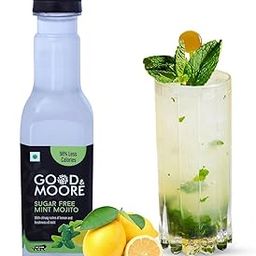 GOOD&MOORE Sugar Free Mint Mojito Syrup Liquid | For Cocktail, Mocktail, Sodas, Ice-Teas And More | Diabetic Friendly | Concentrated Syrup | Ready To Mix | Premium Syrup, 250Ml-image-16