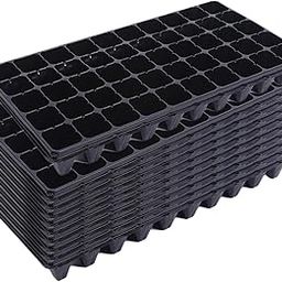 ARTISOUL® 10Pcs Seedling Trays Microgreens Trays 50 Holes Pet Growing Trays with Holes 80G-image-33