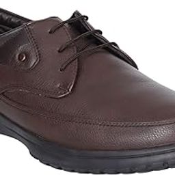 Men's Brown Classic Lace-Up Comfort Shoes-image-58