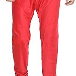 Men's Red Cotton Blend Pyjama_VASMPVRD_46-21