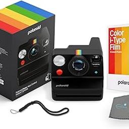 Polaroid Now+ 3rd Generation i-Type Instant Camera + 8 i-Type Color Film Bundle, Bluetooth Connected App Controlled, Black, Polaroid Camera Bundle with a Lumintrail Lens Cleaning Cloth-picture-16