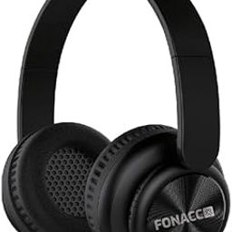 FONACC Bluetooth Headphone Rhythm Sense, Elevate Your Sound with Noise-Cancelling Over-Ear Design, 8 Hour Playtime, and Voice Assistant Powered by Bluetooth 5.3 (Black)-2
