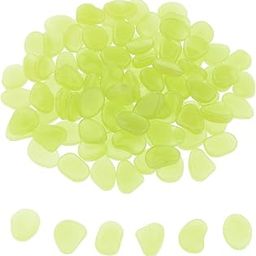 MYADDICTION Glow in The Dark Garden Pebbles Stones for Path Yard Decor Bright Yellow-image-72