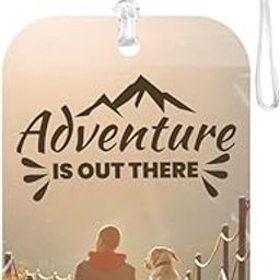 TPJ Handmade Resin Customized Luggage ID Tag with Pet Name Dog Cat Photo, Cute Personalized Travel Bag Identifier Label, Travel Accessories Ideal for Gifting - Pathway Paws Rustic Roadie Journey Mate-image-73
