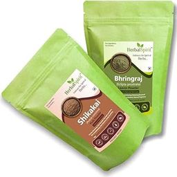Herbal Spirit Bhringraj Powder & Shikakai Powder for Hair Wash | Shikakai & Bhringraj Powder for Hair Growth | Bringha Powder for Hair & Sikakai or Shikakai Powder for Hair Growth | 100gm each-54