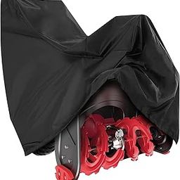 bruwaa Snow Blower Cover, 420D Waterproof Oxford Cloth, Universal Fit, Outdoor Protection, Snowblower Cover Universal - Black-image-35