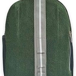 Denim Kids Small Backpack for Women & Girls | Stylish Backpack with Striped Design & Front Zipper Pocket | Adjustable Straps, 18 Months Warranty (Green)-image-86