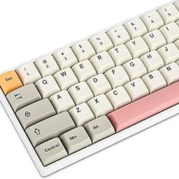 Mosptnspg PBT Keycaps 60 Percent Dye-Sub XDA 134 Retro Keycap Set For Cherry MX Gateron Kailh Switches Gaming Mechanical Keyboard (Retro 9009)-24
