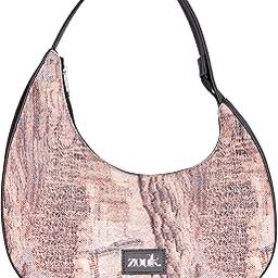 Small Shoulder Bag | Vegan Leather Evening Bag for Women with Shoulder Strap, Zip Closure & Water-Resistant Lining | Stylish Handcrafted Purse |-26