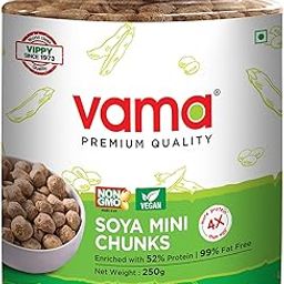 Vama Soya Wadi Mini Chunks Enriched with 52% Protein and 99% Fat Free, 250g-picture-10