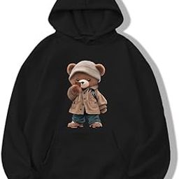 Panda Hoodie Sweatshirt Anime Men Women Causal Stylish Latest Black Lavender Beige Peach White Maroon-11