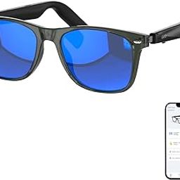 Bluetooth Sunglasses for Men/Women, AI Translator, 11H Battery Life, Polarized Lens, UV Protection, Voice Control, Built-in Mic & Speakers, Smart Eyewear for Gaming Meeting Travel-image-99