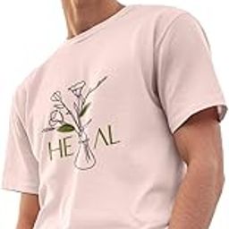 Men's Cotton T Shirt Half Sleeve Regular Fit Tshirt, Round Neck | Colorful Printed T Shirt for Men-image-83