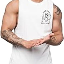 Men's Cotton Vest – Sleeveless Shirt for Casual Wear, Gym, and Sports – Breathable and Comfortable, Lightweight, Easy Care |Colour: White|Material: Polyester|SizeXL|Pack of 1-633-image-97