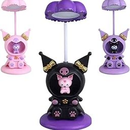 LIGHTER HOUSE Cutest Newest 2 Light Mode Kuromi 2-in-1 Table Lamp with inbuilt Pencil Sharpener for Home Office LED Desk Lamp Random Colour (01 PC.)-image-20