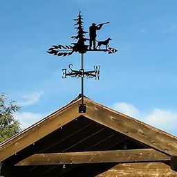 ATORSE™ Man Dog Weathervane Wind Direction Indicator Roof Lawn Porch Metal Wind Vane|Home & Garden | Yard, Garden & Outdoor Living | Garden Dacor | Weathervanes-image-76
