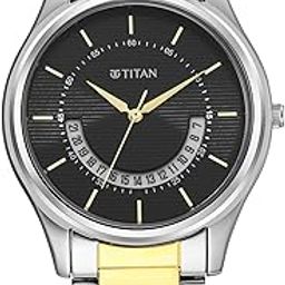 Men's Multifunction Karishma: Two-Tone Steel Elegance Watch-NS1713BM02/NT1713BM02-33