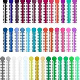 InstruDent Orthodontic Ligature Ties – Assorted Colors | Medical-Grade, Latex-Free | Highly Elastic & Durable Braces Ties for Tooth Positioning-22