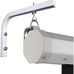 inlight® Universal L Shaped Wall Hangers for Hanging Projector Screen, Comes with Hook and Screws, Adjustable, 11 Inch Length-image-44