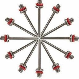 Stainless Steel Needle Inflating Pump Needle Pin Nozzle Soccer, Basketball, Football, Volleyball| Inflatable Air Valve Adaptor (Pack of 50 Needle)-image-70