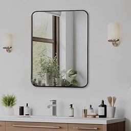 CDM Modern Frameless Wall Mirror 12x18 – Sleek Design with Polished Edges – Great for Minimalist Homes, Offices, or Bathrooms – Space-Saving and Easy to Mount-48