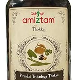 Amiztam Pirandai Thokku | Brass Cooked with Tamarind, Spices & Palm Jaggery | Natural Ingredients & No Preservatives or Additives | Homemade Recipe (200g)-image-46