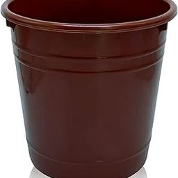 Kuber Industries Plastic Dustbin|Portable Garbage Basket & Round Trash Can for Home,Kitchen,Office,College,5 Ltr.(Brown)-image-70