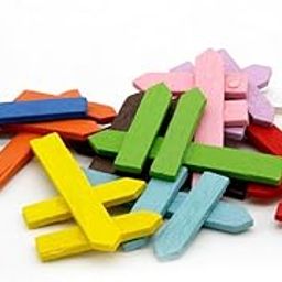 Aadyacrafts Miniature Decorative Garden Boundary, Colourful Plastic, 10 Pieces, GBR-10P-image-94