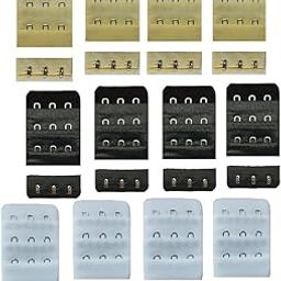 Bra Extender Hook And Eye Comfortable 3×3 Hook Adjudtable Black White Skin (Pack Of 12)-image-48