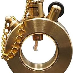 Smoke King Retro Brass Trench Lighter – Hollow Ring Design, Soft Flame, Refillable Wheel Kerosene Lighter – Windproof, Portable, Vintage Style for Men – Gift for Collectors, Camping & Outdoors-image-61
