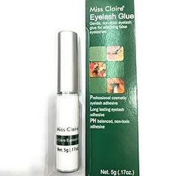 Miss Claire Gentle Non Toxic Eye Lash Adhesive For Attaching False Eyelashes (5G / .17Oz.) (Black)-15