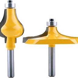 ATORSE 2PCS Carbide 8mm Shank Handrail Router Bits Wood Milling Cutter Durable Power Tools-28