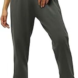 Womens Mid Rise Air 1.0 Solid Fit Terry Joggers| Trackpants | Lightweight & Flexible Elastic Waist | Relaxed Casual Joggers | Side Pockets-image-92