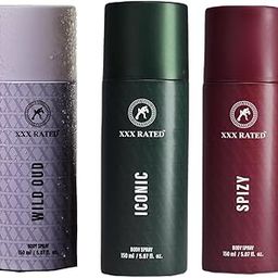 XXX Rated Wild Oud, Iconic & Spizy Body Spray Combo | Exotic, Classic & Spicy Fragrance | 150 ml Each-image-34