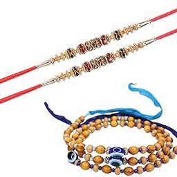 Rakshabandan Special Combo of 3 Pcs Trendy Rakhi With Dhagga Rakhi for Men and Boys Multicolor Pack of 1-picture-43
