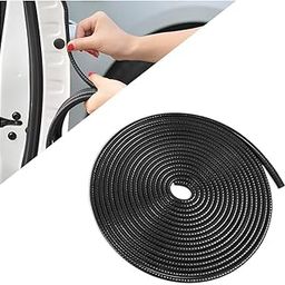iWagon-U Shape Edge Trim Rubber Strip Seal Protector Car Door Edge Guards for Most Cars (16 ft/5 m, Black)-20