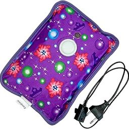Careforce Electric Hot Water Bag Electric Hot Bag Heat Bag Hot Gel Bag Electric Heating Bag Hot Pack Warm Water Bag - Purple Multicolor-26